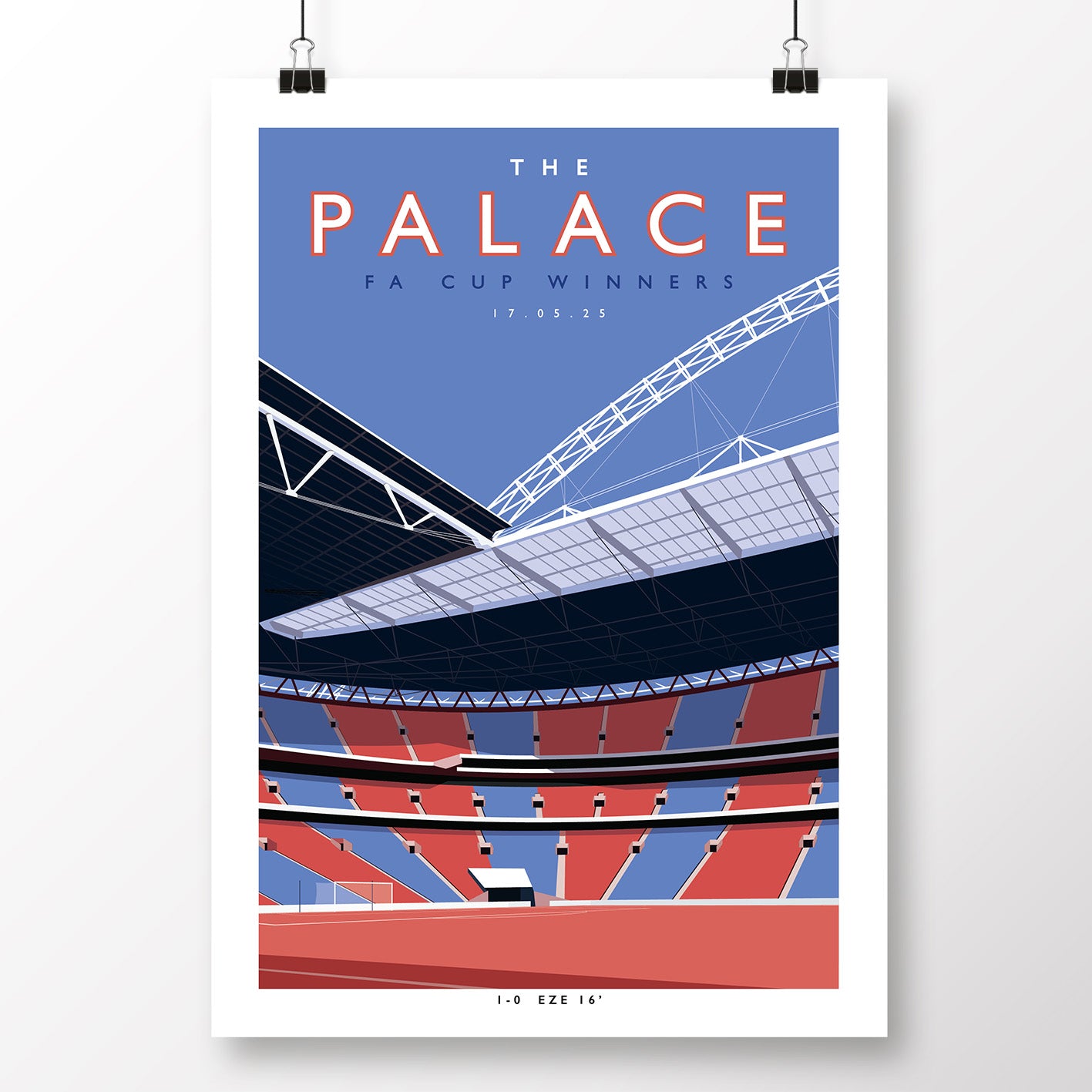CPFC The Palace Wembley Poster