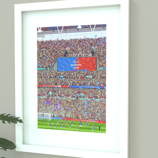 FA Cup Winners 2025 Print