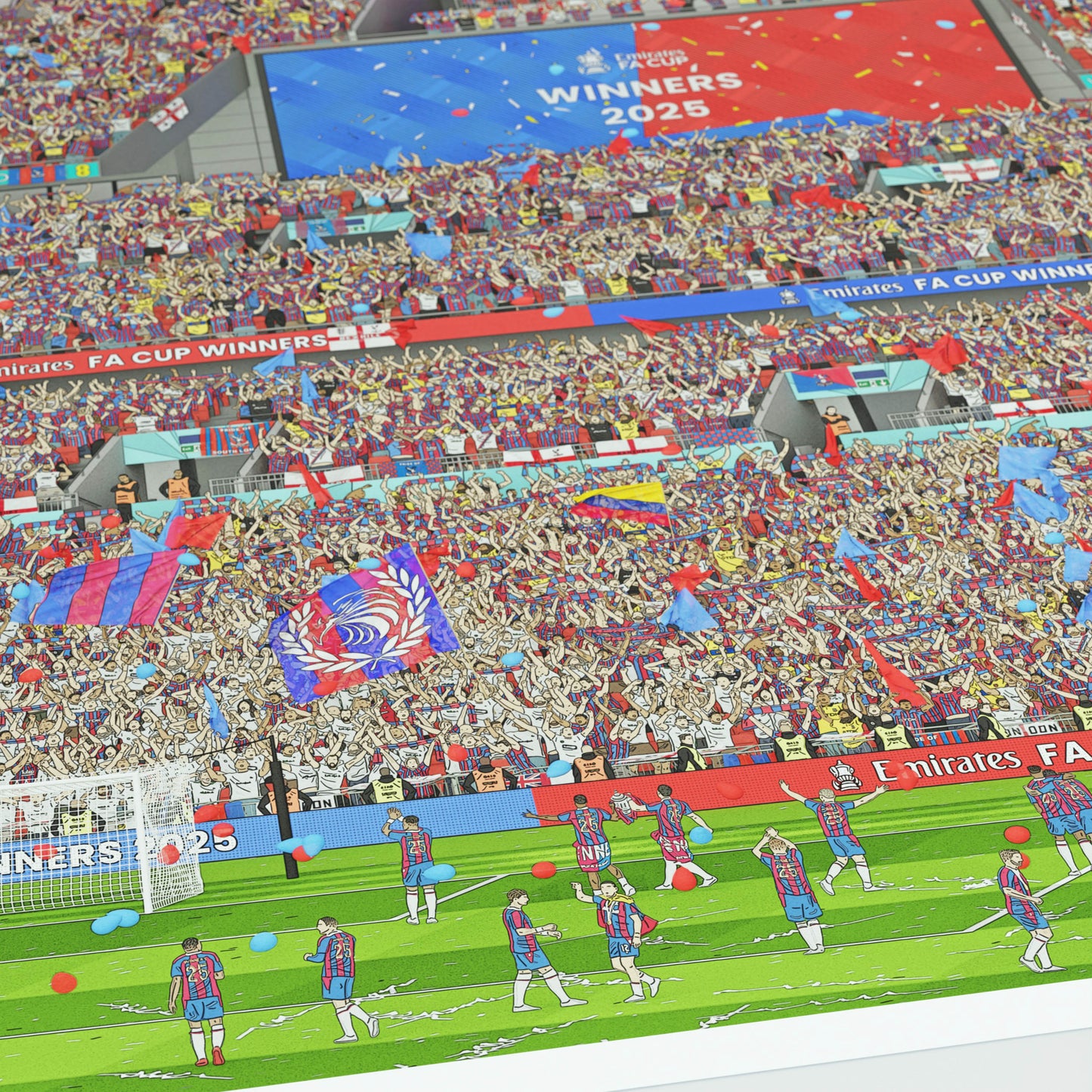 FA Cup Winners 2025 Print