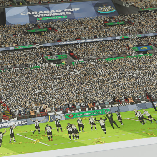 Newcastle United Carabao Cup Winners 2025 Print