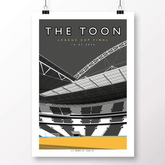 Newcastle Wembley Poster