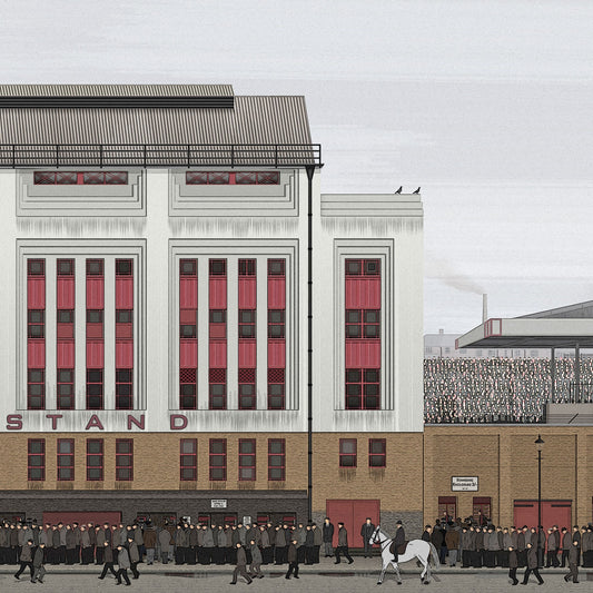 1950's Highbury Stadium Panoramic - North Section