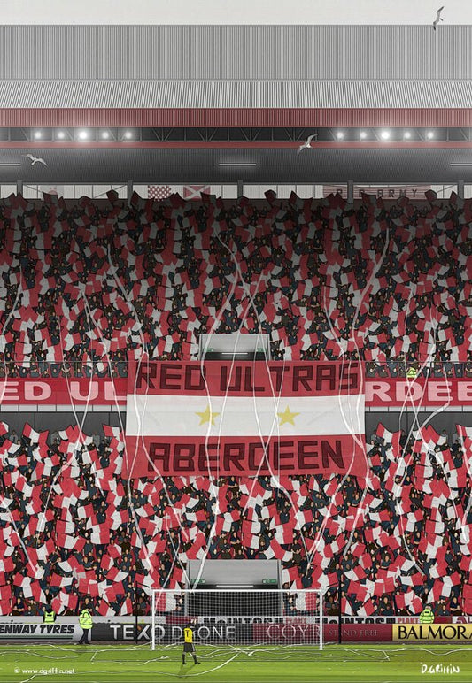 Aberdeen Ultras Print - North Section