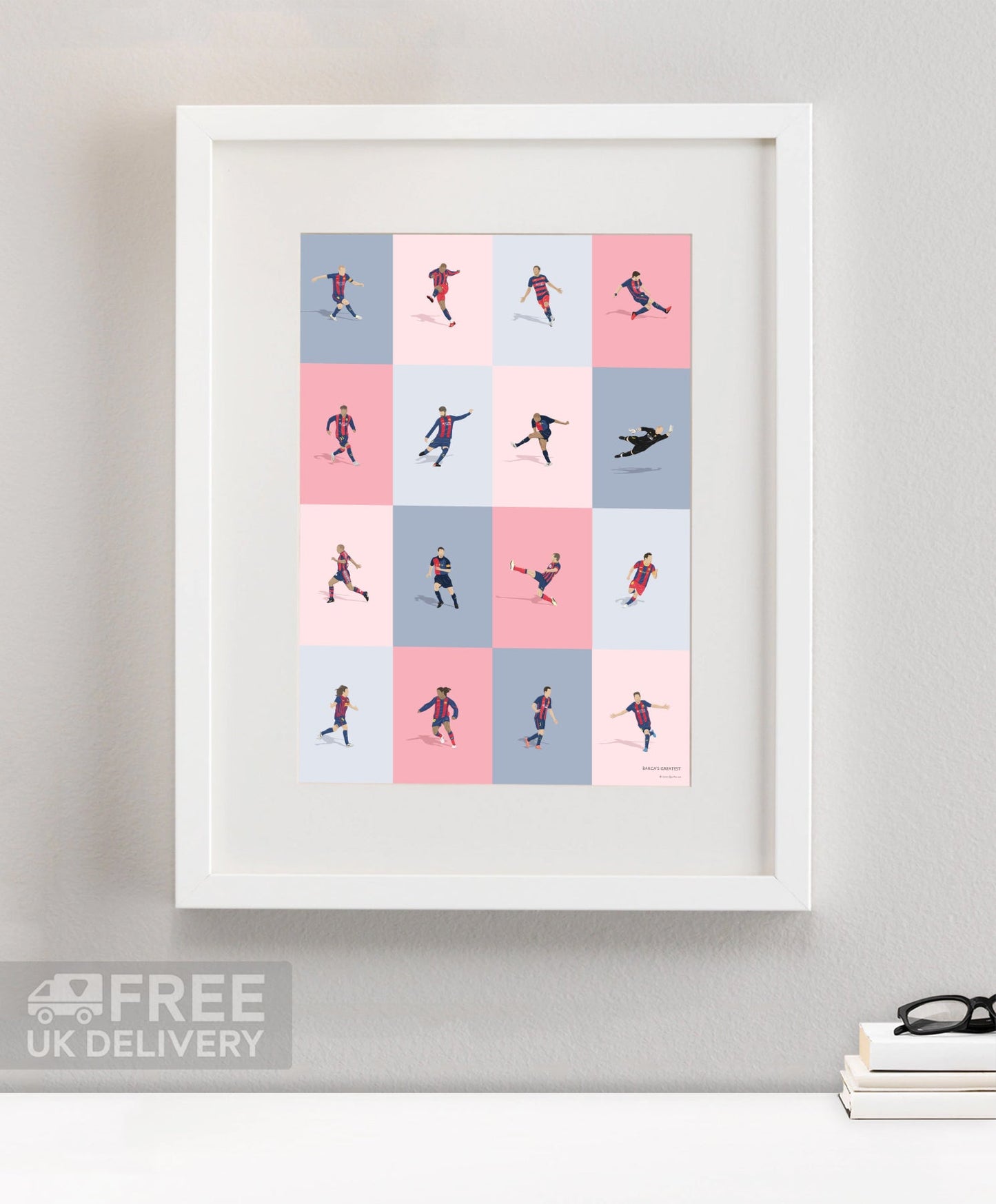 Barcelona Player Artistic Collage - North Section