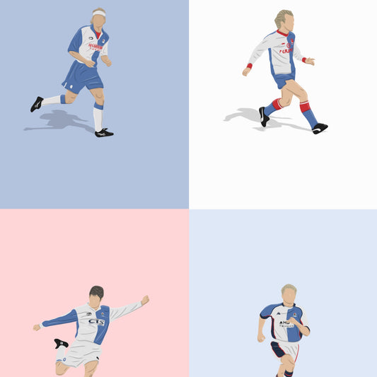 Blackburn Rovers Legends Print - North Section