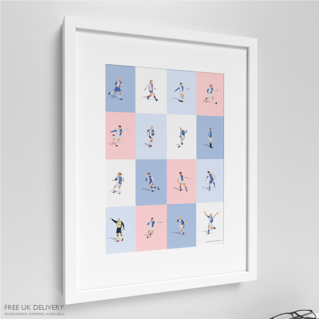 Blackburn Rovers Legends Print - North Section