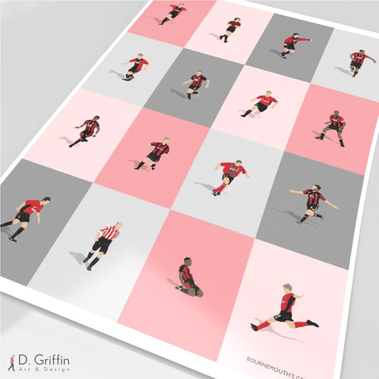 Bouremouth Legends Print - North Section