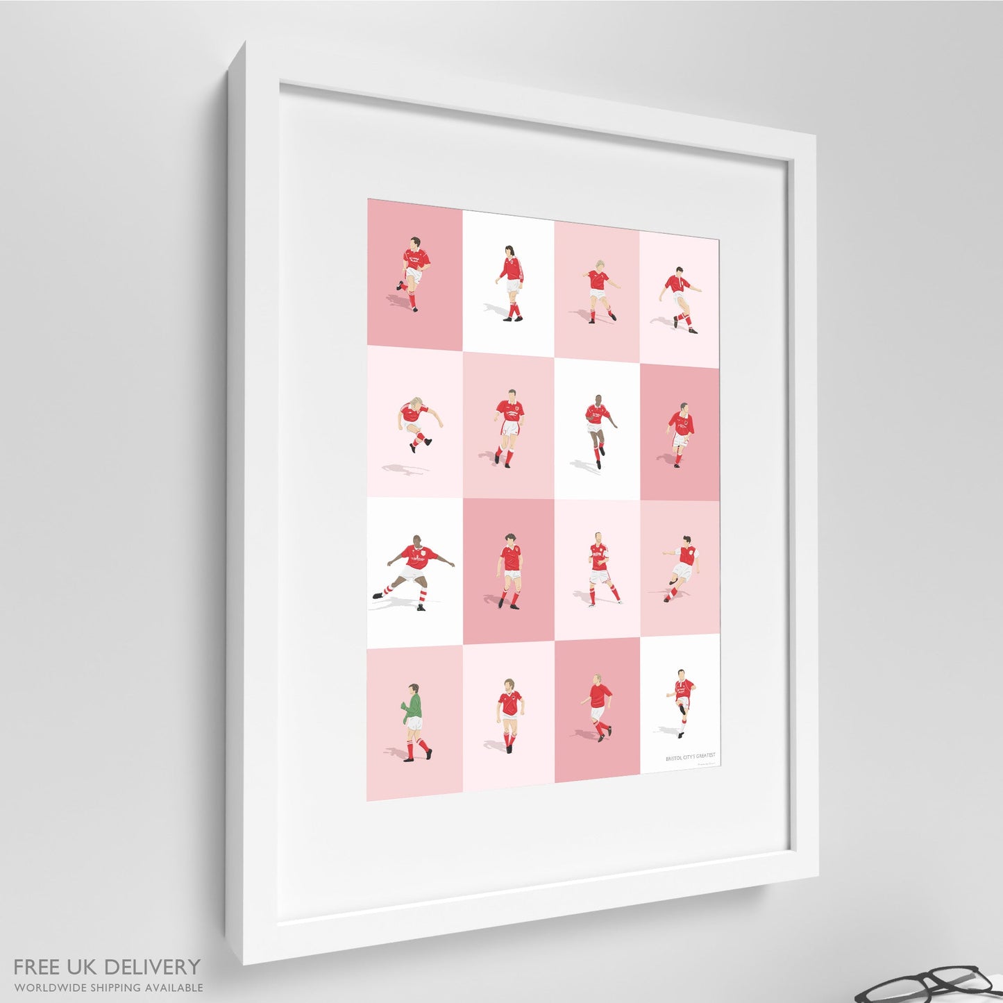 Bristol City Legends Print - North Section