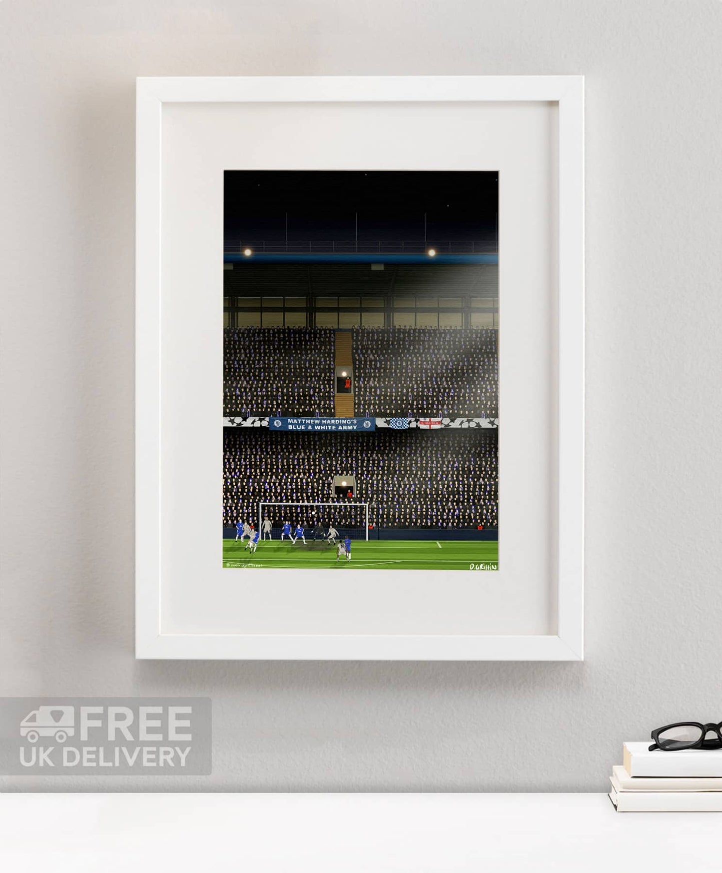 Chelsea v Barcelona Illustration - North Section