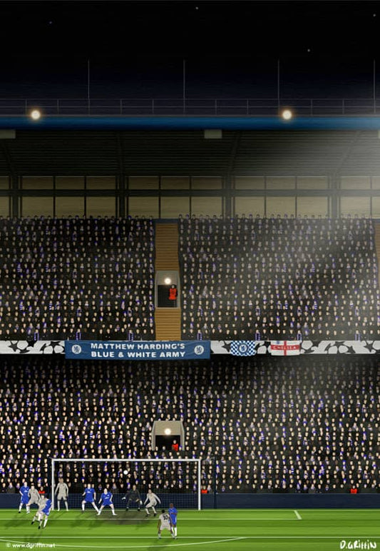 Chelsea v Barcelona Illustration - North Section