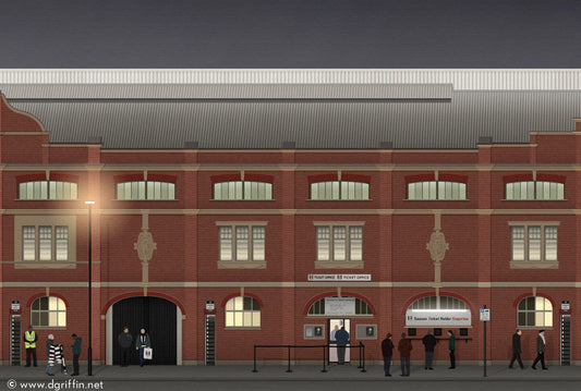 Craven Cottage Illustration - North Section