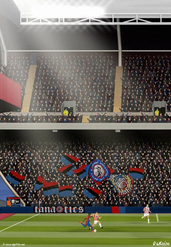 Crystal Palace Ultras Print - North Section