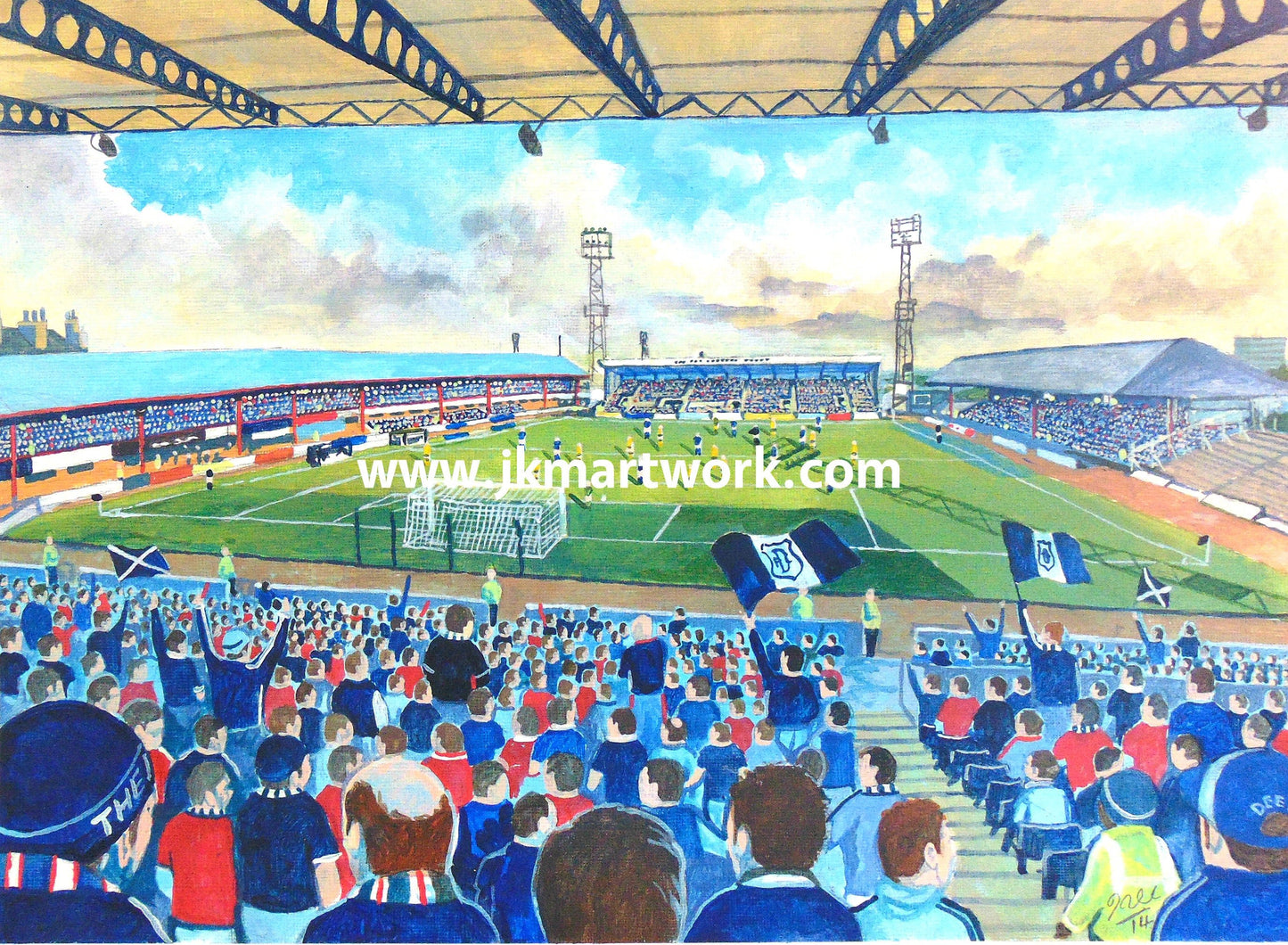 Dens Park Artwork - North Section