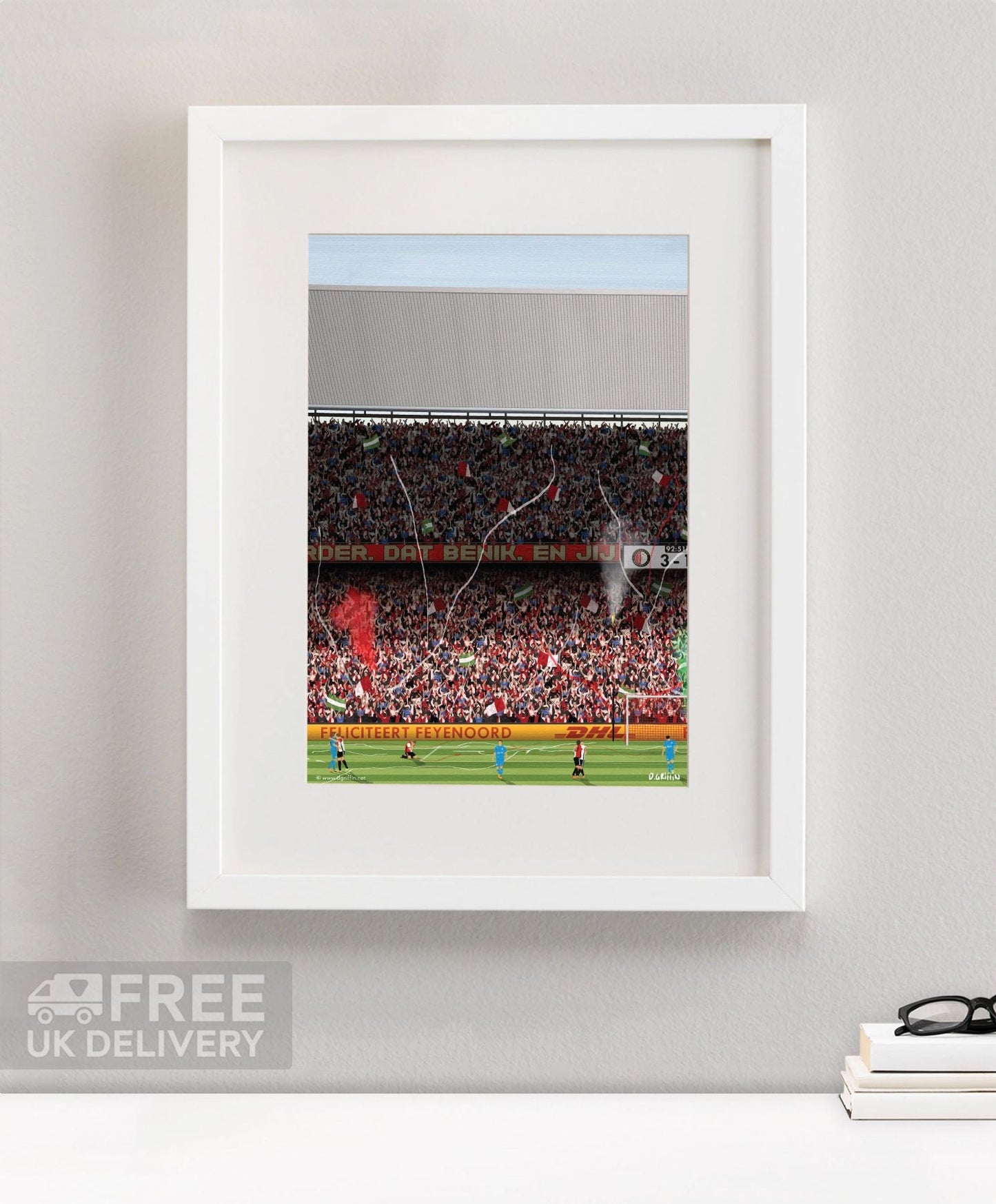 Feyenoord Rotterdam - Champions Print - North Section