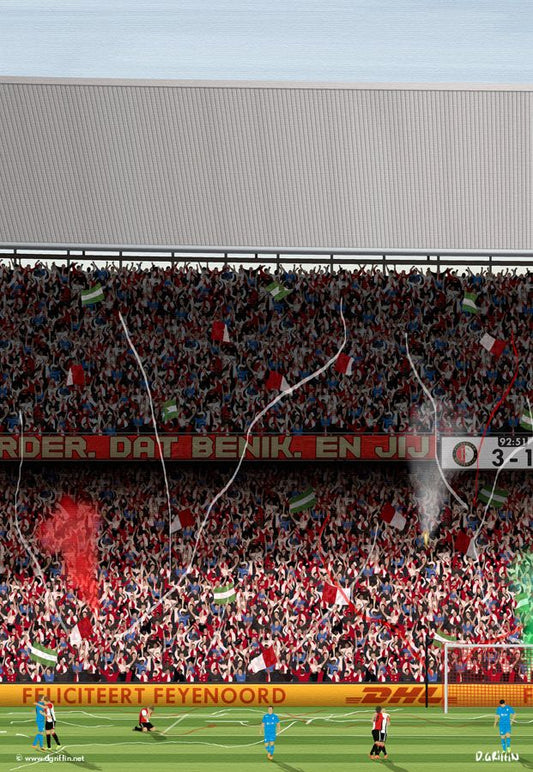 Feyenoord Rotterdam - Champions Print - North Section