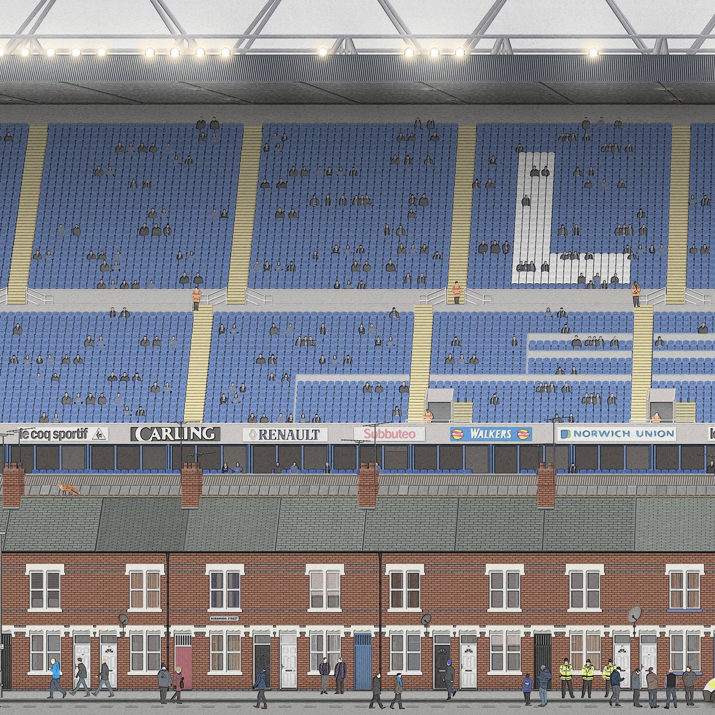 Filbert Street Panoramic - North Section