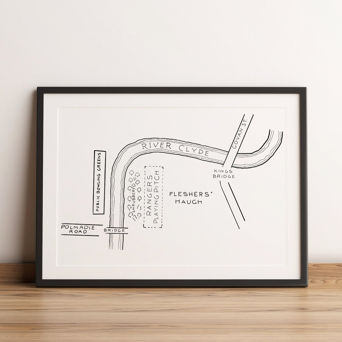 Fleshers' Haugh Print - North Section