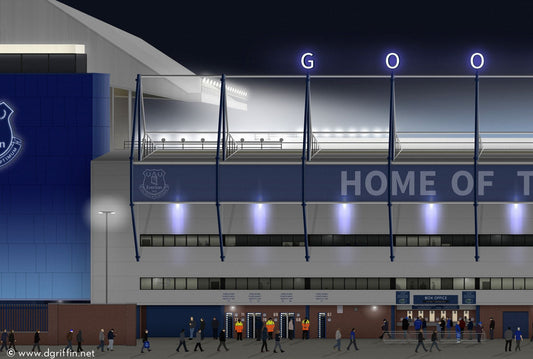 Goodison Park Stadium Art - North Section