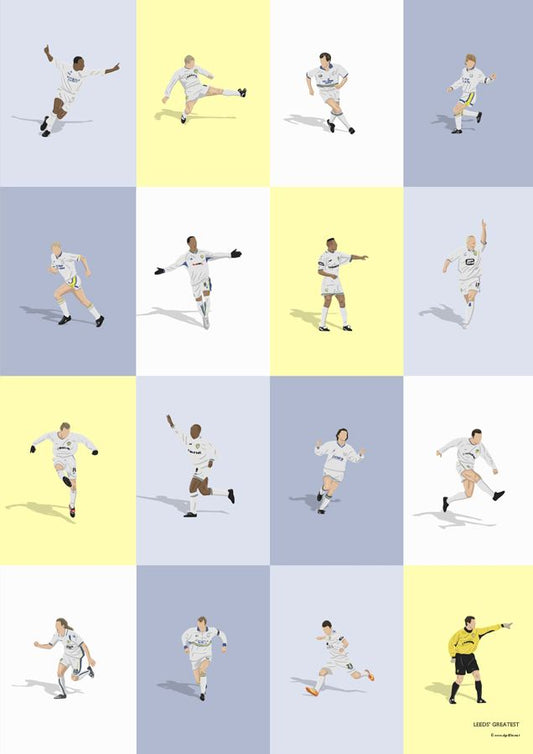 Leeds Wall Of Fame Prints - North Section