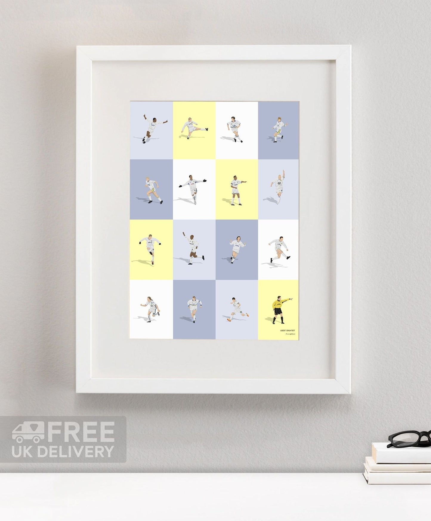 Leeds Wall Of Fame Prints - North Section