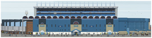Maine Road Panoramic Print - North Section