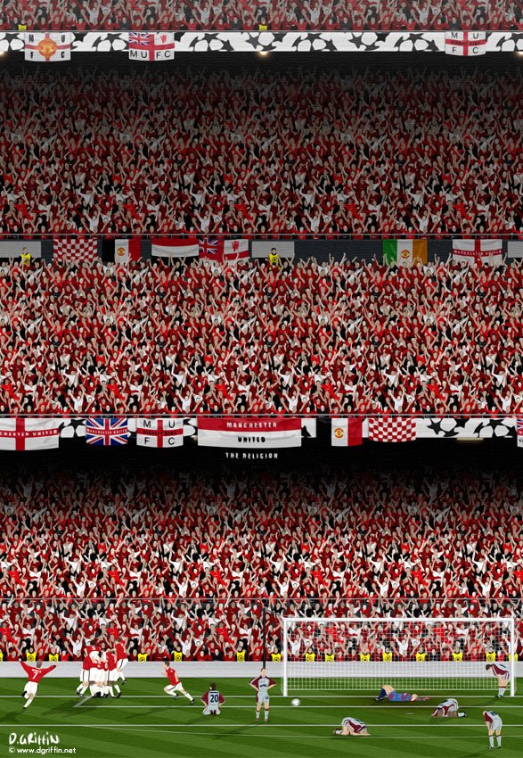 Manchester United - UEFA Champions League Final 1999 - North Section