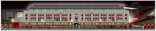 Modern Highbury Stadium Print - North Section