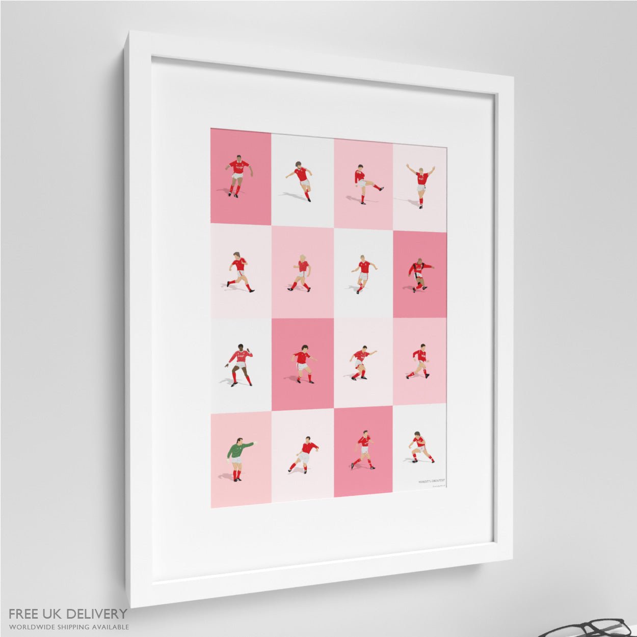 Nottingham Forest Legends Print - North Section
