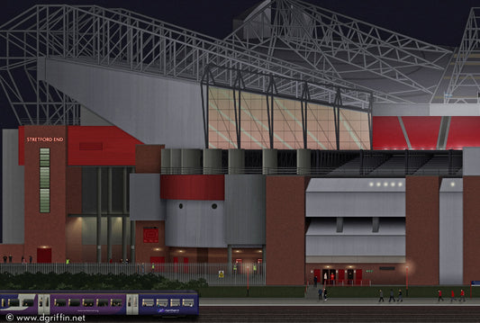 Old Trafford Stadium Art - North Section