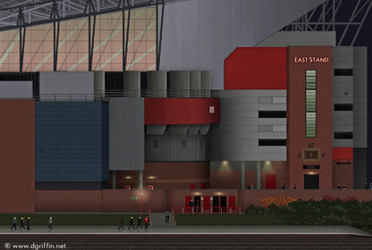 Old Trafford Stadium Art - North Section