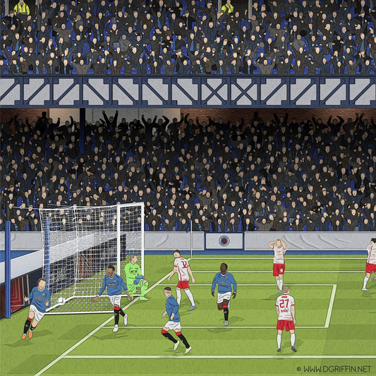 Rangers - Euro Nights Print - North Section