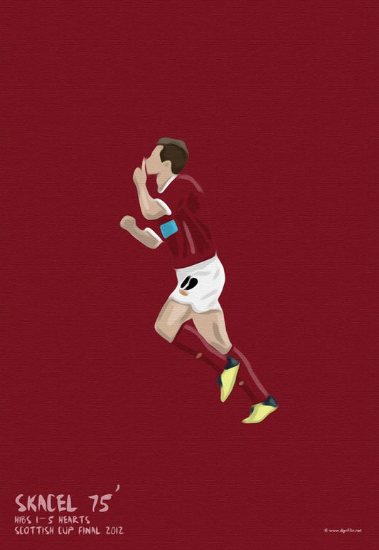 Rudi Skacel - Scottish Cup Final 2012 Print - North Section