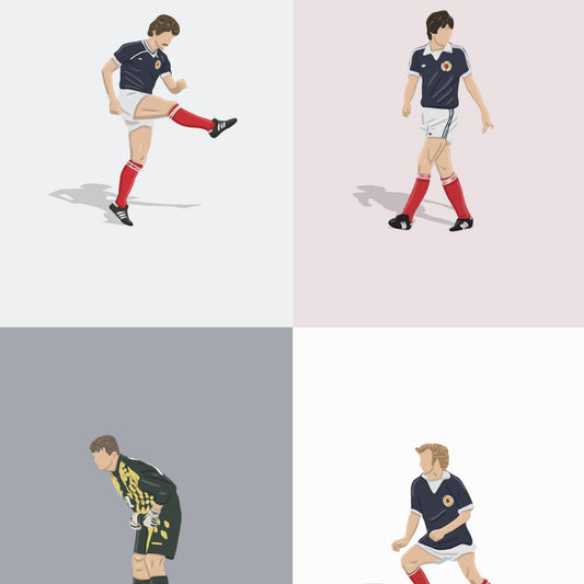 Scotland Legends Print - North Section