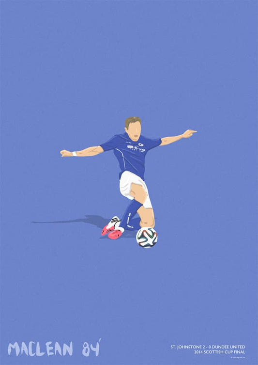 St Johnstone FC Scottish Cup 2014 Print - North Section