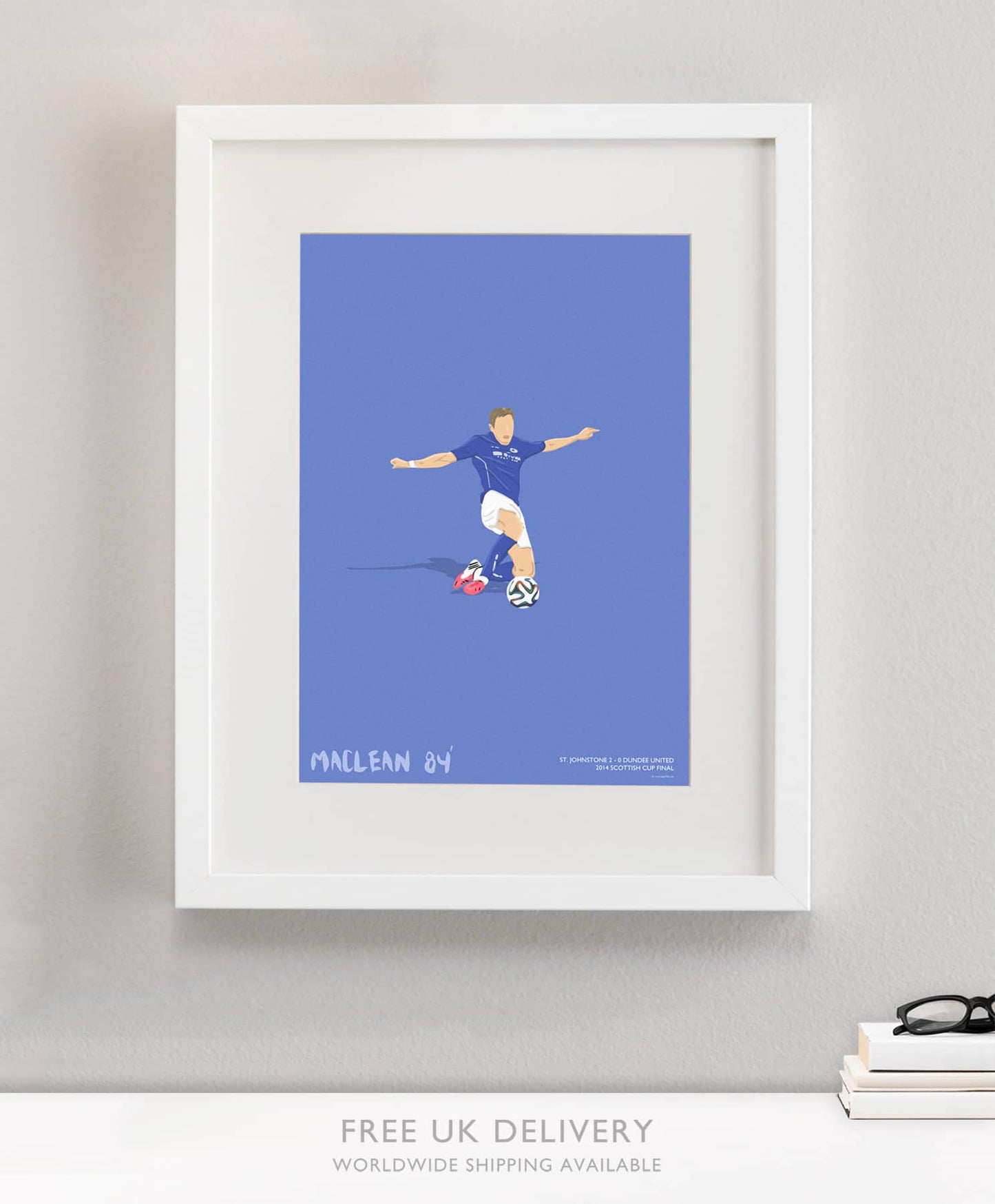 St Johnstone FC Scottish Cup 2014 Print - North Section