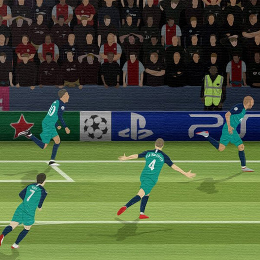 Tottenham Hotspur V Ajax Print - North Section