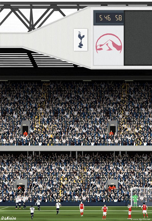 Tottenham Hotspur - White Hart Lane Print - North Section
