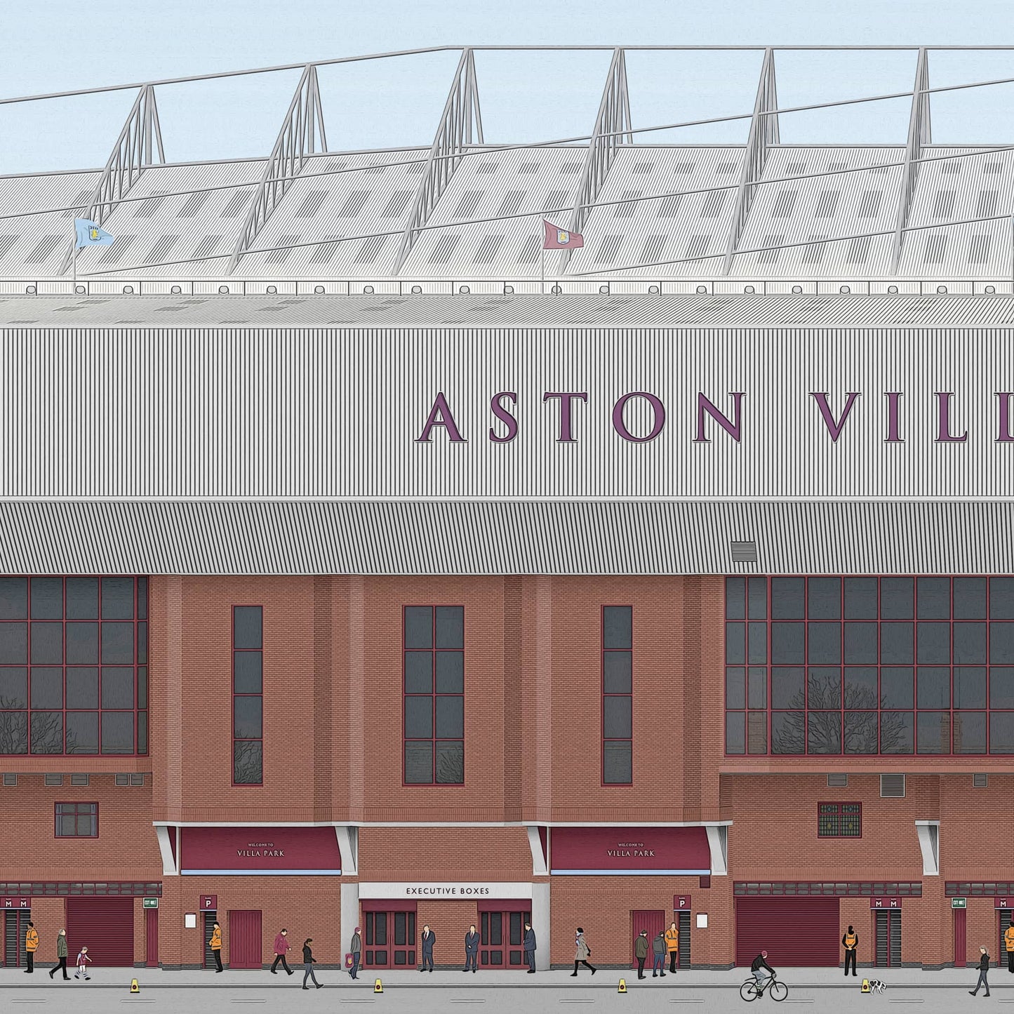 Villa Park Illustration - North Section