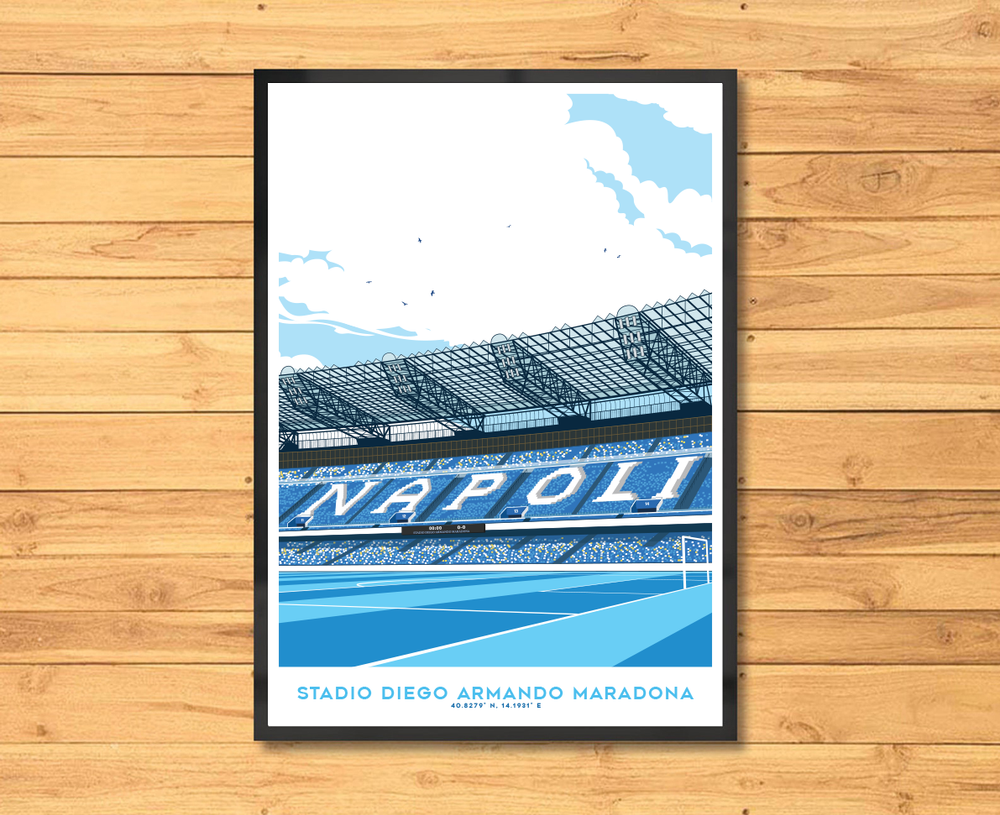 Napoli Stadium Print