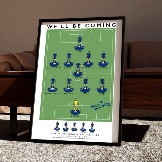 Subbuteo Lineup Poster