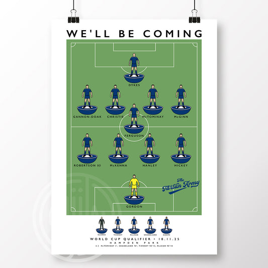 Subbuteo Lineup Poster