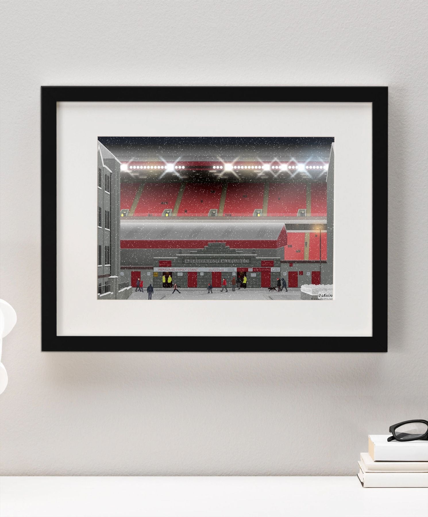 Aberdeen FC - Pittodrie Stadium Print - North Section