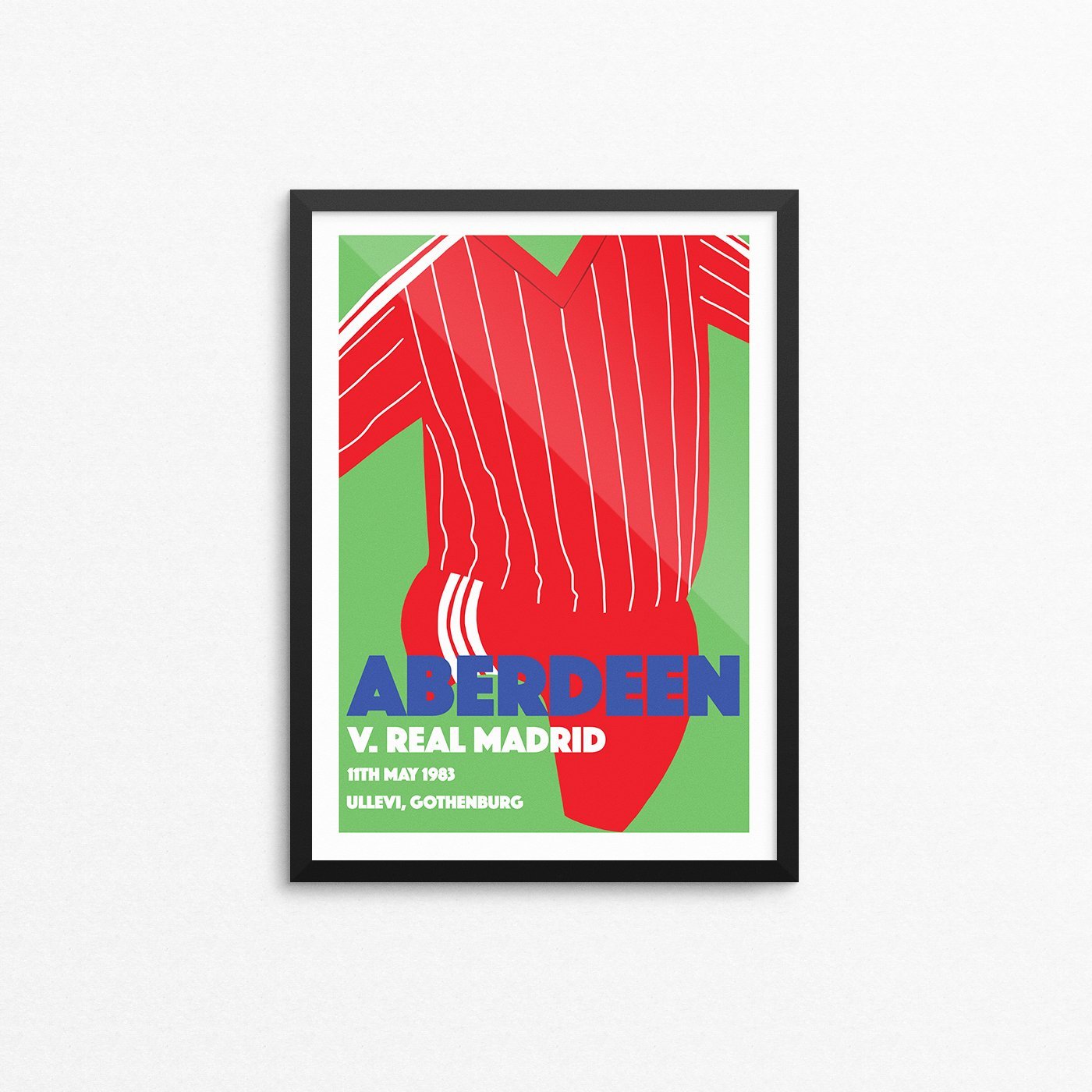 Aberdeen v Real Madrid Print - North Section