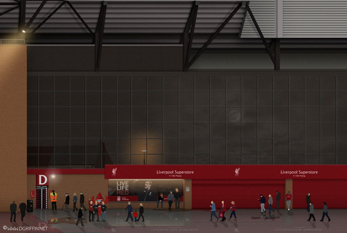 Anfield Stadium Print - North Section