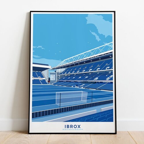 Bill Struth Main Stand Print - North Section