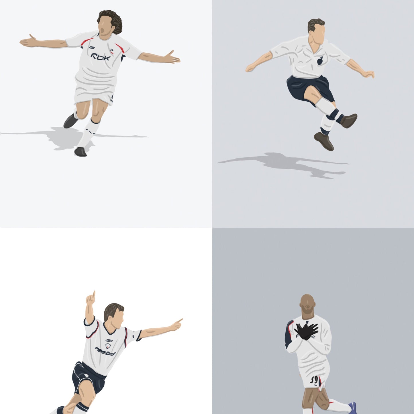 Bolton Wanderers Legends Print - North Section