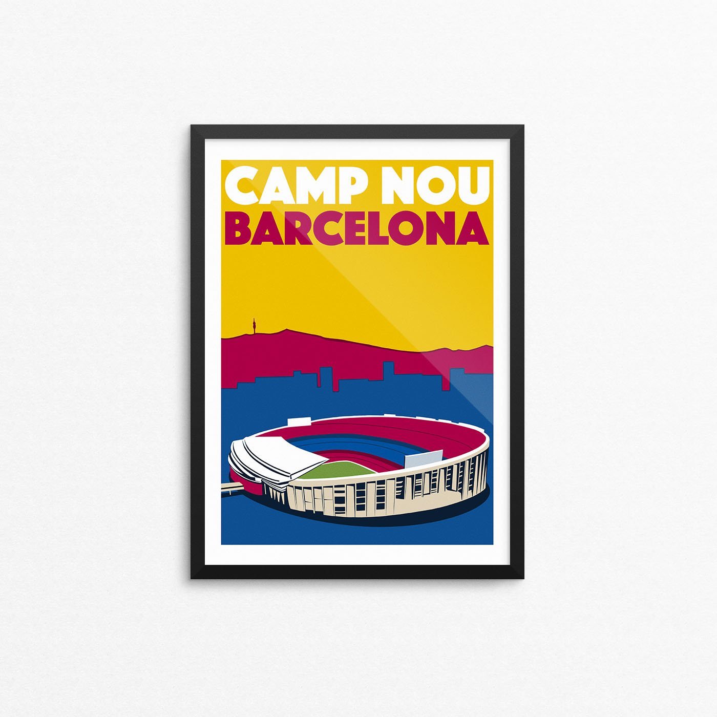 Camp Nou Stadium Print - North Section