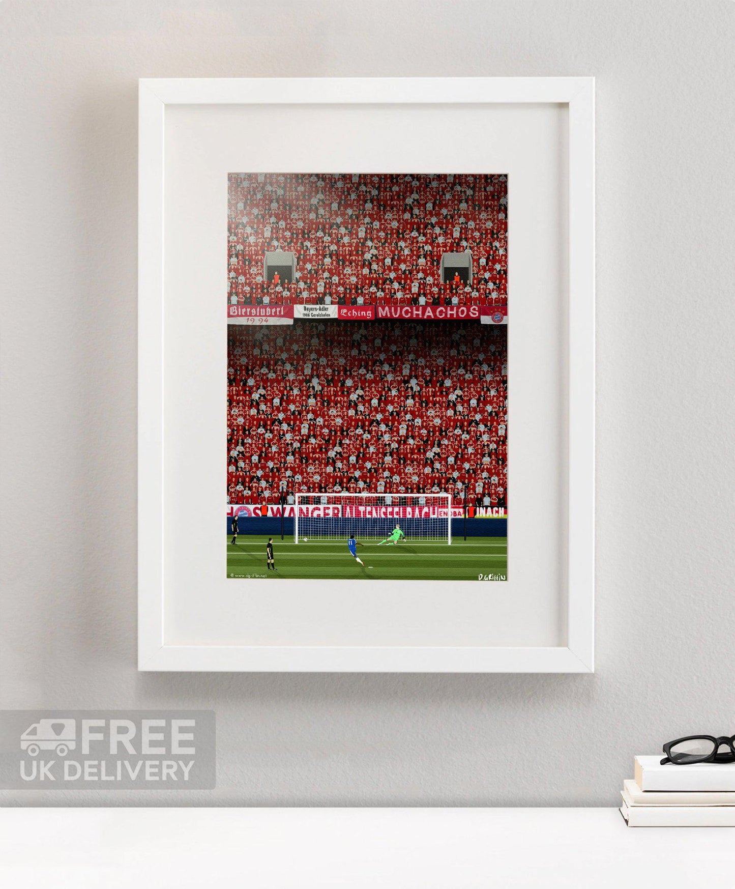 Chelsea - Champions League Final 2012 Print - North Section