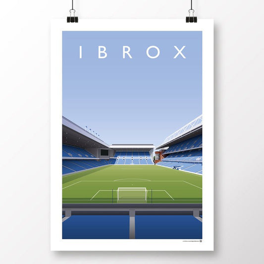 Copland Road Stand Print - North Section