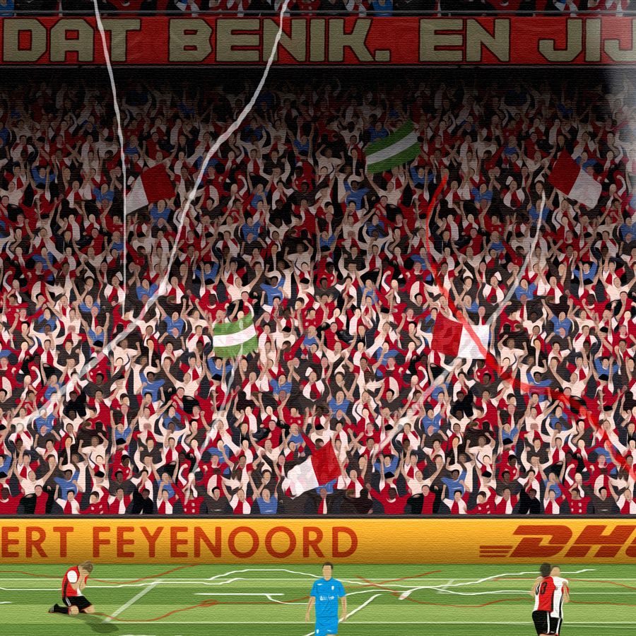 Feyenoord Rotterdam - Champions Print - North Section
